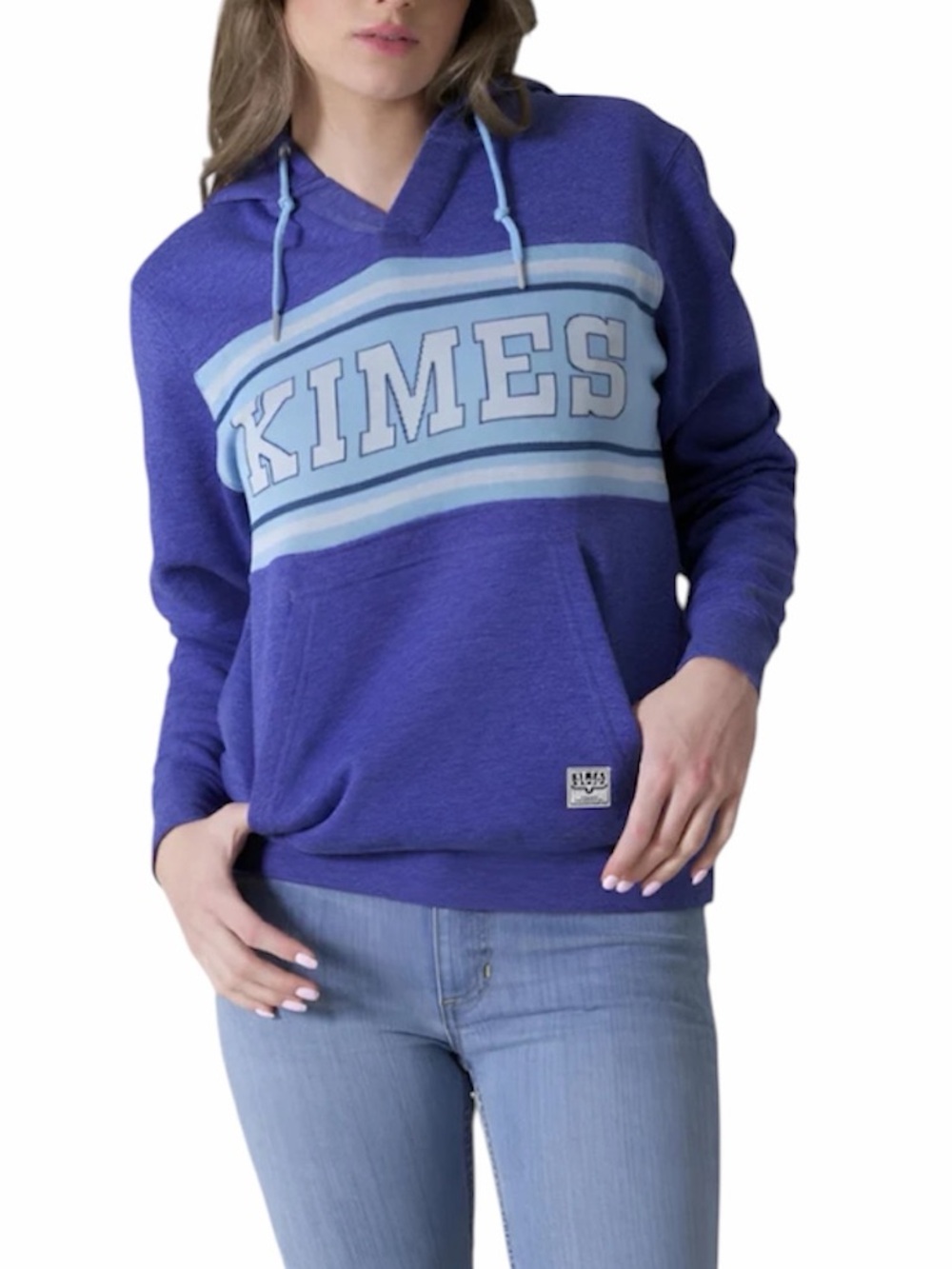 Kimes Ranch | Women’s Blue North Star Logo Hoodie Size Medium